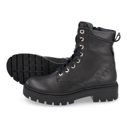 RED RAG Bottes à lacets Noir Filles (12512) - Junior Steps