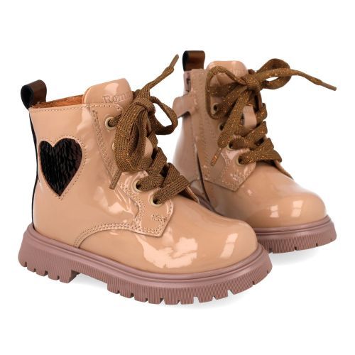 Romagnoli Schnürstiefel beige Mädchen (9070R071) - Junior Steps