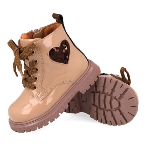 Romagnoli Schnürstiefel beige Mädchen (9070R071) - Junior Steps