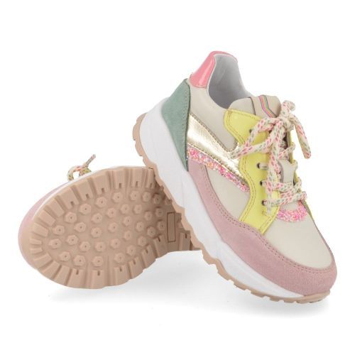 Romagnoli sneakers roze Meisjes (beige roze sneaker  - 8638R128) - Junior Steps