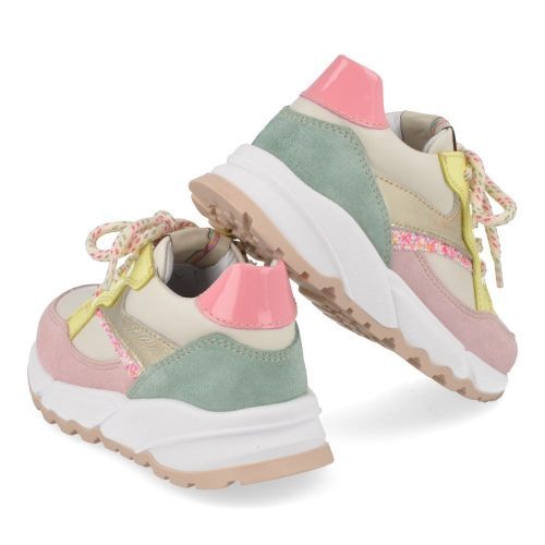 Romagnoli sneakers roze Meisjes (beige roze sneaker  - 8638R128) - Junior Steps
