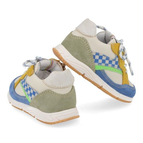 Romagnoli sneakers blauw Jongens (blauw beige sneaker - 8161R128) - Junior Steps