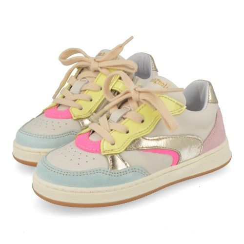 Romagnoli sneakers blauw Meisjes (blauw beige sneaker  - 8738R028) - Junior Steps