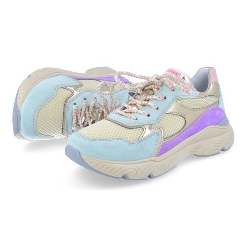 Romagnoli sneakers blauw Meisjes (blauw beige sneaker  - 8943R028) - Junior Steps