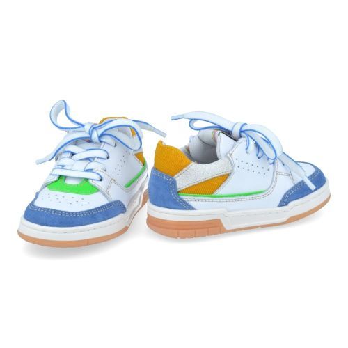 Romagnoli sneakers wit Jongens (blauw witte sneaker - 8434R126) - Junior Steps