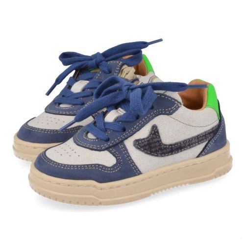 Romagnoli sneakers blauw Jongens (Blauw witte sneaker - 7162R226) - Junior Steps