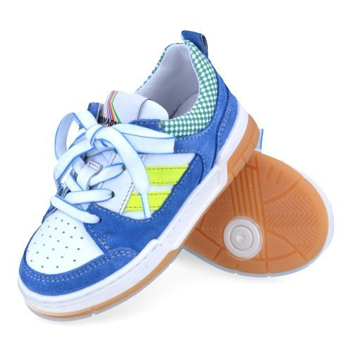 Romagnoli sneakers blauw Jongens (blauw witte sneaker - 8849R226) - Junior Steps