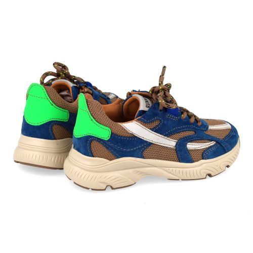 Romagnoli sneakers blauw Jongens (Blauwe sneaker met mesh - 9805R110) - Junior Steps