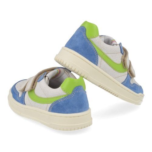 Romagnoli sneakers blauw Jongens (blauwe sneaker met velcrosluiting - 8709R026) - Junior Steps