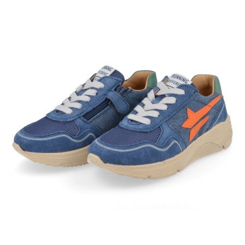 Romagnoli sneakers blauw Jongens ( - blauwe sneaker 2850R414) - Junior Steps