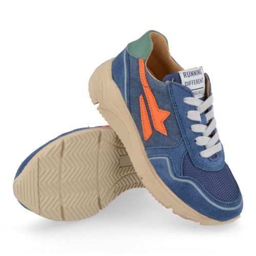 Romagnoli sneakers blauw Jongens ( - blauwe sneaker 2850R414) - Junior Steps