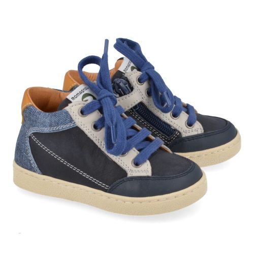 Romagnoli sneakers blauw Jongens ( - blauwe sneaker5194R002) - Junior Steps