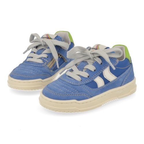 Romagnoli sneakers blauw Jongens (blauwe sneaker - 8305R014) - Junior Steps