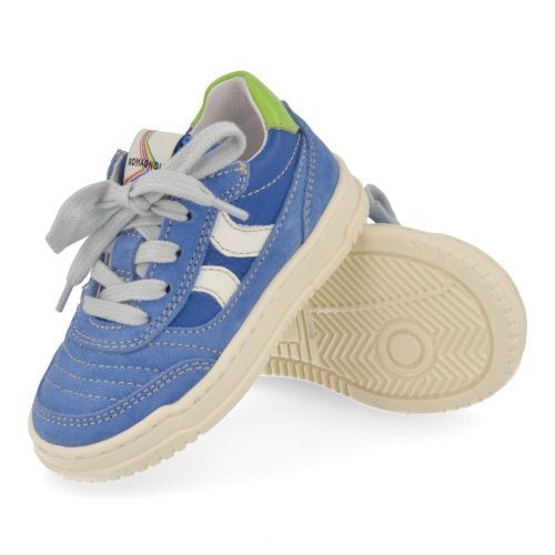 Romagnoli sneakers blauw Jongens (blauwe sneaker - 8305R014) - Junior Steps