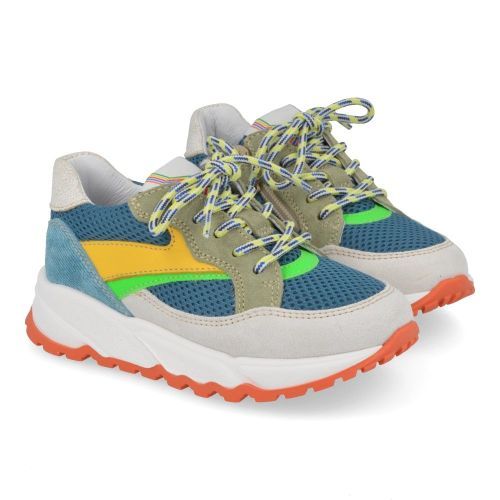 Romagnoli sneakers blauw Jongens (blauwe sneaker - 8638R050) - Junior Steps