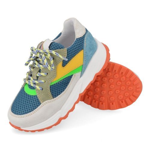 Romagnoli sneakers blauw Jongens (blauwe sneaker - 8638R050) - Junior Steps