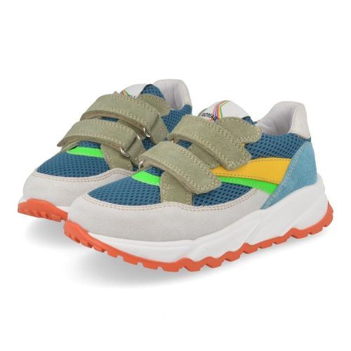 Romagnoli sneakers blauw Jongens (blauwe sneaker - 8640R050) - Junior Steps