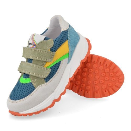 Romagnoli sneakers blauw Jongens (blauwe sneaker - 8640R050) - Junior Steps