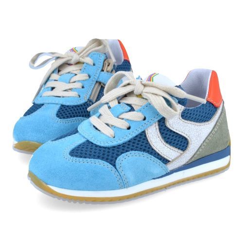 Romagnoli sneakers blauw Jongens (blauwe sneaker - 8730R050) - Junior Steps