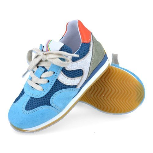 Romagnoli sneakers blauw Jongens (blauwe sneaker - 8730R050) - Junior Steps