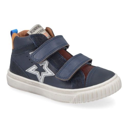 Romagnoli sneakers blauw Jongens ( - blauwe velcro sneaker3487R302) - Junior Steps