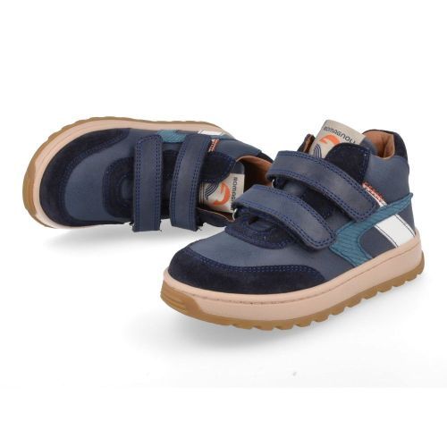 Romagnoli sneakers blauw Jongens ( - blauwe velcro sneaker3492R302) - Junior Steps