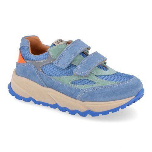 Romagnoli sneakers blauw Jongens ( - blauwe velcro sneaker4653R089) - Junior Steps