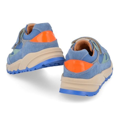 Romagnoli sneakers blauw Jongens ( - blauwe velcro sneaker4653R089) - Junior Steps