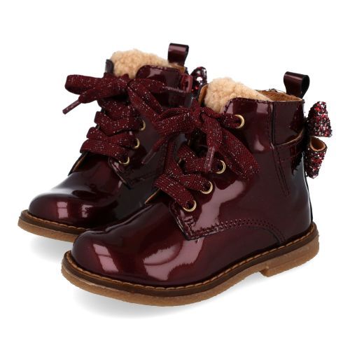 Romagnoli Schnürstiefel bordeaux Mädchen (9095R052) - Junior Steps