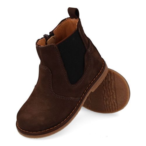 Romagnoli laarzen kort bruin  (bruin nubuck korte laars - 9091R004) - Junior Steps