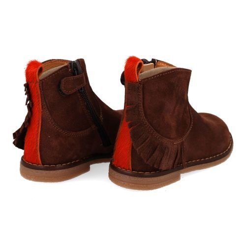 Romagnoli laarzen kort bruin Meisjes (Bruin suéde korte laars - 9093R004) - Junior Steps