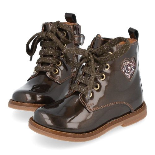 Romagnoli Bottes à lacets Brun Filles (5151R104) - Junior Steps