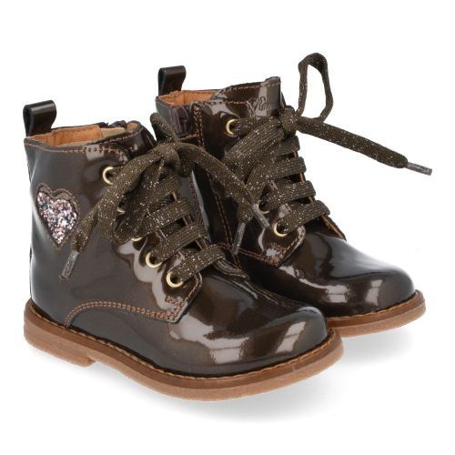 Romagnoli Bottes à lacets Brun Filles (5151R104) - Junior Steps