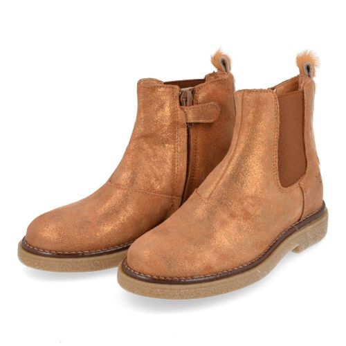 Romagnoli Bottes courtes cognac Filles (5435R138) - Junior Steps