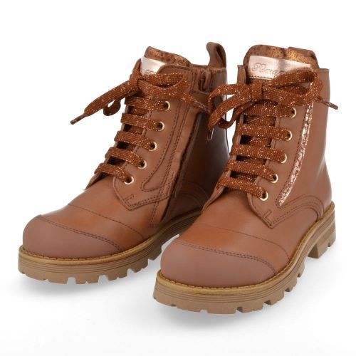 Romagnoli Lace-up boots cognac Girls (3790R938) - Junior Steps