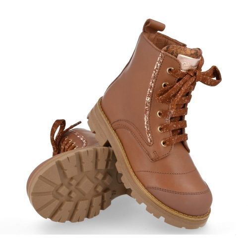 Romagnoli Lace-up boots cognac Girls (3790R938) - Junior Steps