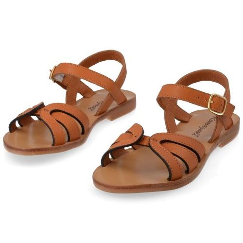 Romagnoli Sandals cognac Girls (2920R371) - Junior Steps