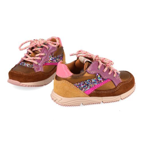 Romagnoli Baskets cognac Filles (9099R238) - Junior Steps