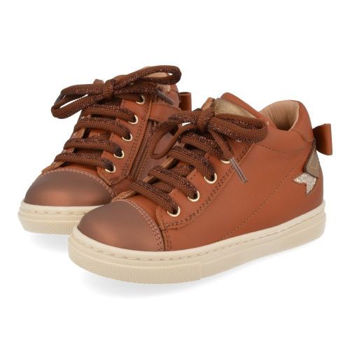 Romagnoli Baskets cognac Filles (1421R138) - Junior Steps