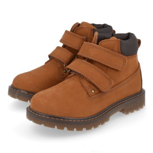 Romagnoli sneakers cognac Jongens ( - cognac velcro bottine 3211R261) - Junior Steps