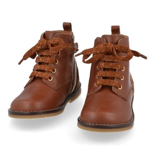 Romagnoli Lace-up boots cognac Girls (3246R338) - Junior Steps