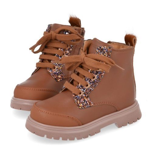 Romagnoli Schnürstiefel cognac Mädchen (7159R138) - Junior Steps