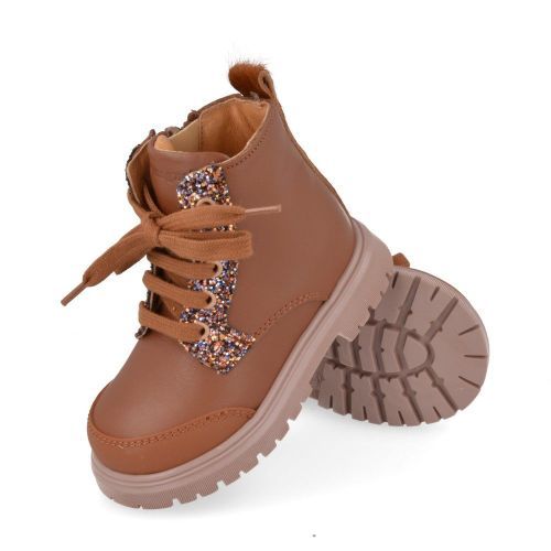 Romagnoli Schnürstiefel cognac Mädchen (7159R138) - Junior Steps