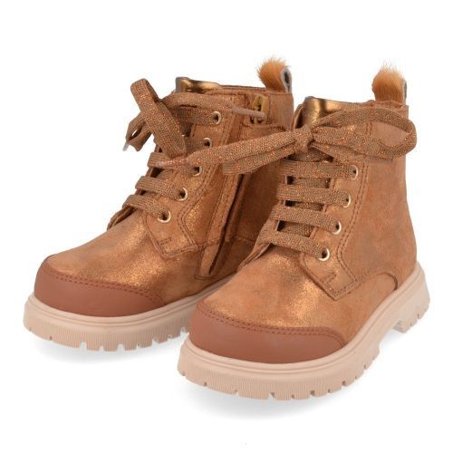 Romagnoli Bottes à lacets cognac Filles (5209R138) - Junior Steps