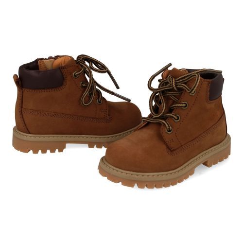 Romagnoli Schnürstiefel cognac Jungen (9076R061) - Junior Steps