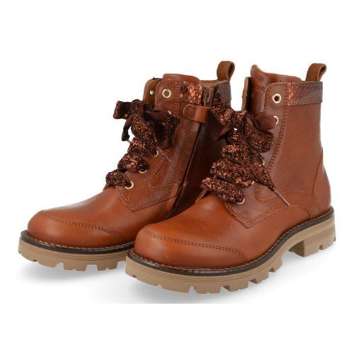 Romagnoli veterboot cognac Meisjes (cognac veterbottine - 5430R038) - Junior Steps