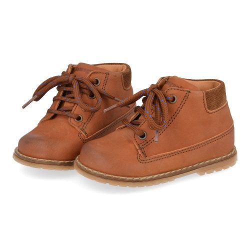 Romagnoli Bottes à lacets cognac Garçons (5062R038) - Junior Steps