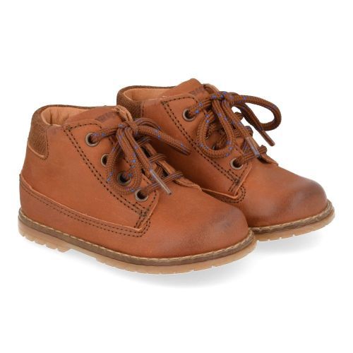 Romagnoli Bottes à lacets cognac Garçons (5062R038) - Junior Steps