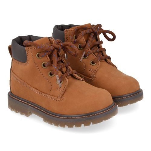 Romagnoli Bottes à lacets cognac Garçons (3210R261) - Junior Steps