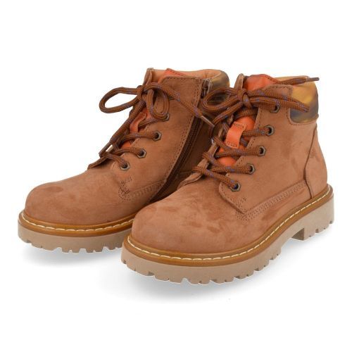 Romagnoli Bottes à lacets cognac Garçons (5322R038) - Junior Steps